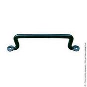 Poignée de contrevent noire Ø 8 mm L. 160 mm - AFBAT - Brico Dépôt