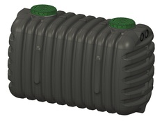 Fosse toutes eaux 3000 L avec couvercle à visser - Garantia - Brico Dépôt