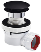 Ensemble lavabo nano 6.7 D32 noir - Wirquin - Brico Dépôt