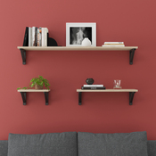 Tablette imitation bois L. 118 x p. 19 cm - Ép. 18 mm "Rabella" - Cooke and Lewis - Brico Dépôt