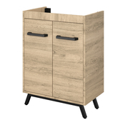 Meuble sous vasque bois "Ladoga"  L. 60 x  H. 81 x P. 36 cm - Cooke and Lewis - Brico Dépôt