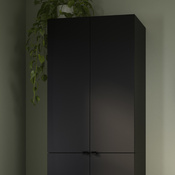 Rangement mural noir mat "Idalie"  L. 60 x H. 90 x P. 36 cm - Cooke and Lewis - Brico Dépôt