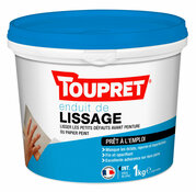 Enduit de lissage en pâte 1 kg - Toupret - Brico Dépôt
