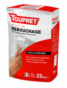 Enduit de rebouchage en poudre 25 kg - Toupret - Brico Dépôt