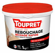 Enduit de rebouchage séchage rapide 1 kg - Toupret - Brico Dépôt