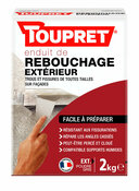 Enduit de rebouchage extérieur en poudre 2 kg - Toupret - Brico Dépôt