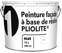  Peinture façade pliolite ton blanc 10 L - Brico Dépôt