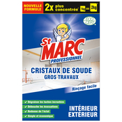 Cristaux de soude pour gros travaux 1 Kg - Saint Marc - Brico Dépôt