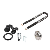 Kit de sécurité 2 roues à clef, en acier avec ancrage. - Brico Dépôt