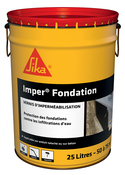 Vernis d'imperméabilisation pour les fondations, seau de 25 L - Sika - Brico Dépôt