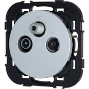 Prise Tv/Fm/Satellite Gris "Zephyr" - Brico Dépôt