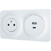 Prise Et Chargeur Usb A+C "Zephyr" - Brico Dépôt