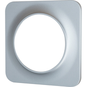 Plaque 1 poste gris "Zephyr' - Brico Dépôt