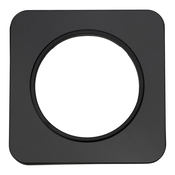 Plaque 1 poste verre noir "Zephyr" - Brico Dépôt