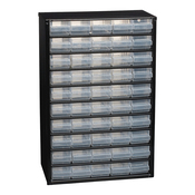 Casier à vis 50 tiroirs amovibles H. 46,3 x l. 30,6 cm - Forge steel - Brico Dépôt