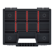 Organiseur 11 séparateurs amovibles L. 19,5 x l. 15,5 cm - Forge steel - Brico Dépôt