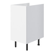 Meuble bas 1 porte "Pragma" - Blanc - L. 40 x H. 86 x P. 59 cm - Brico Dépôt