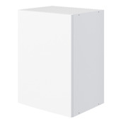Meuble haut 1 porte "Pragma" blanc l.40 x h.55 x p.32 cm - Brico Dépôt
