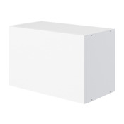 Meuble sur-hotte 1 porte "Pragma" - Blanc - L. 60 x H. 38 x P. 32 cm - Brico Dépôt
