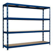 Etagère bois et métal H. 200 x L. 237 x P. 60 cm. - Brico Dépôt