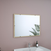 Miroir decor scandinave "style" l.80 x h.60 x p.2 cm - Brico Dépôt