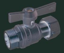 Robinet d’arrêt droit laiton à sphère pour compteur M3/4 ecrou tournant 3/4 - Somatherm - Brico Dépôt