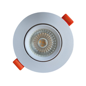 Lot de 10 spot encastrables blanc - LED GU10, 4000K - Brico Dépôt