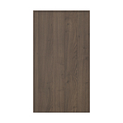 Façade 1 porte 40cm "Heline" noyer mat - l. 39.7 x h. 71.5cm - Cooke and Lewis - Brico Dépôt