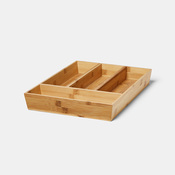 Range-couverts bambou "NITAKI 4" compartiments - L. 30 x P. 42cm - Cooke and Lewis - Brico Dépôt