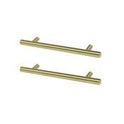 2 poignées de cuisine droites 22cm laiton brossé "ANNATTO" - Cooke and Lewis - Brico Dépôt