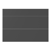 Façade 1 tiroir + 2 casseroliers 100cm "Dorice" anthracite mat - l. 99.7 x h. 71.5cm - Cooke and Lewis - Brico Dépôt