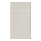 Façade 1 porte + 1 tiroir 40cm "Dorice" beige mat - l. 39.7 x h. 71.5cm - Cooke and Lewis - Brico Dépôt