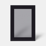 Façade 1 porte vitrée 50cm "Jarod" noir fumé - L. 49.7 x H. 71.5cm - Cooke and Lewis - Brico Dépôt