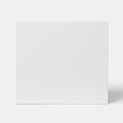 Façade 1 casserolier 40cm "Dorice" blanc brillant - L. 39.7 x H. 35.6cm - Cooke and Lewis - Brico Dépôt