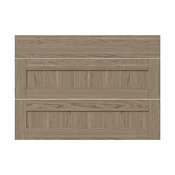 Façade 1 tiroir + 2 casseroliers 100cm "Coline" chêne clair - L. 99.7 x H. 71.5cm - Cooke and Lewis - Brico Dépôt