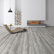 Sol stratifié à clipser "Belfast" - 138,3 x Larg. 19,3 cm Ep. 7+2 mm de sous-couche. - Brico Dépôt