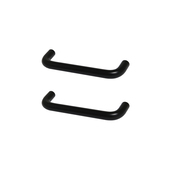 2 poignées de cuisine arrondies 10cm noir mat "GEN" - Cooke and Lewis - Brico Dépôt