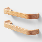 2 poignées de cuisine arrondies 17cm bois "RUTA" - Cooke and Lewis - Brico Dépôt
