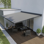 Store banne Led motorisé avec coffre intégral - 4 x 3,5 m - Marque BLOOMA - Brico Dépôt