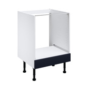 Meuble four "Dorice" bleu mat l.60 x h.72 x p.57 cm + bandeau four - Brico Dépôt
