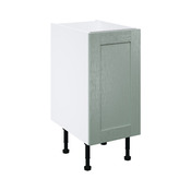 Meuble bas "Coline" vert sauge l.40 x h.72 x p.57 cm 1 porte coulissante - Brico Dépôt