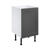 Meuble bas "Florie" anthracite mat l.50 x h.72 x p.57 cm 1 porte - Brico Dépôt