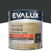 Peinture meuble Mat 2 L Noir - Evalux - Brico Dépôt