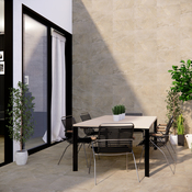 Carrelage de sol extérieur "LACANAU" beige l.30,3 x L.61,3 cm - Brico Dépôt