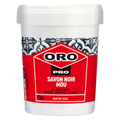 Savon noir mou à l'huile de lin 1Kg - ORO PRO - Brico Dépôt