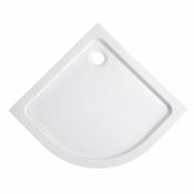 Receveur de douche acrylique 1/4 cercle 90x90cm blanc "DOMMEL" - Brico Dépôt