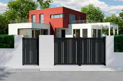 Portillon en aluminium "BAHIA" - 1M H1,7 M - Brico Dépôt