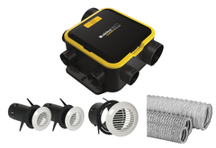 Kit complet VMC autoréglable + bouches + gaines - Aldes - Brico Dépôt