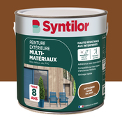 Peinture extérieure multi-matériaux - Châtaignier - 2 L - Syntilor - Brico Dépôt