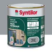 Peinture extérieure multi-matériaux - Gris aluminium - 0,5 L - Syntilor - Brico Dépôt